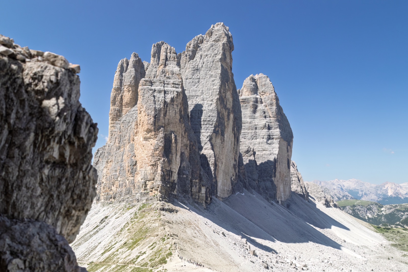 The north faces of the Tre Cime di Lavaredo